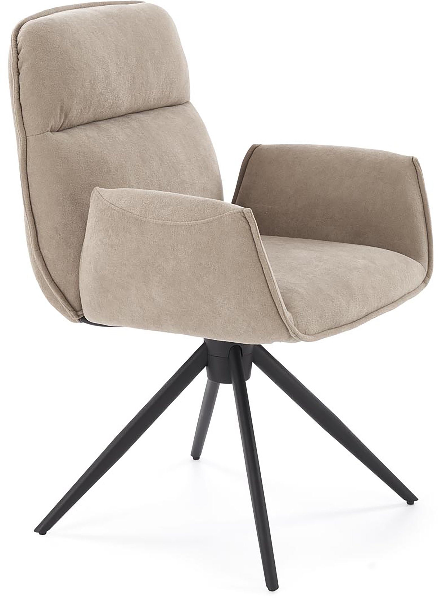 Noelle ruokatuoli, tumma beige / musta