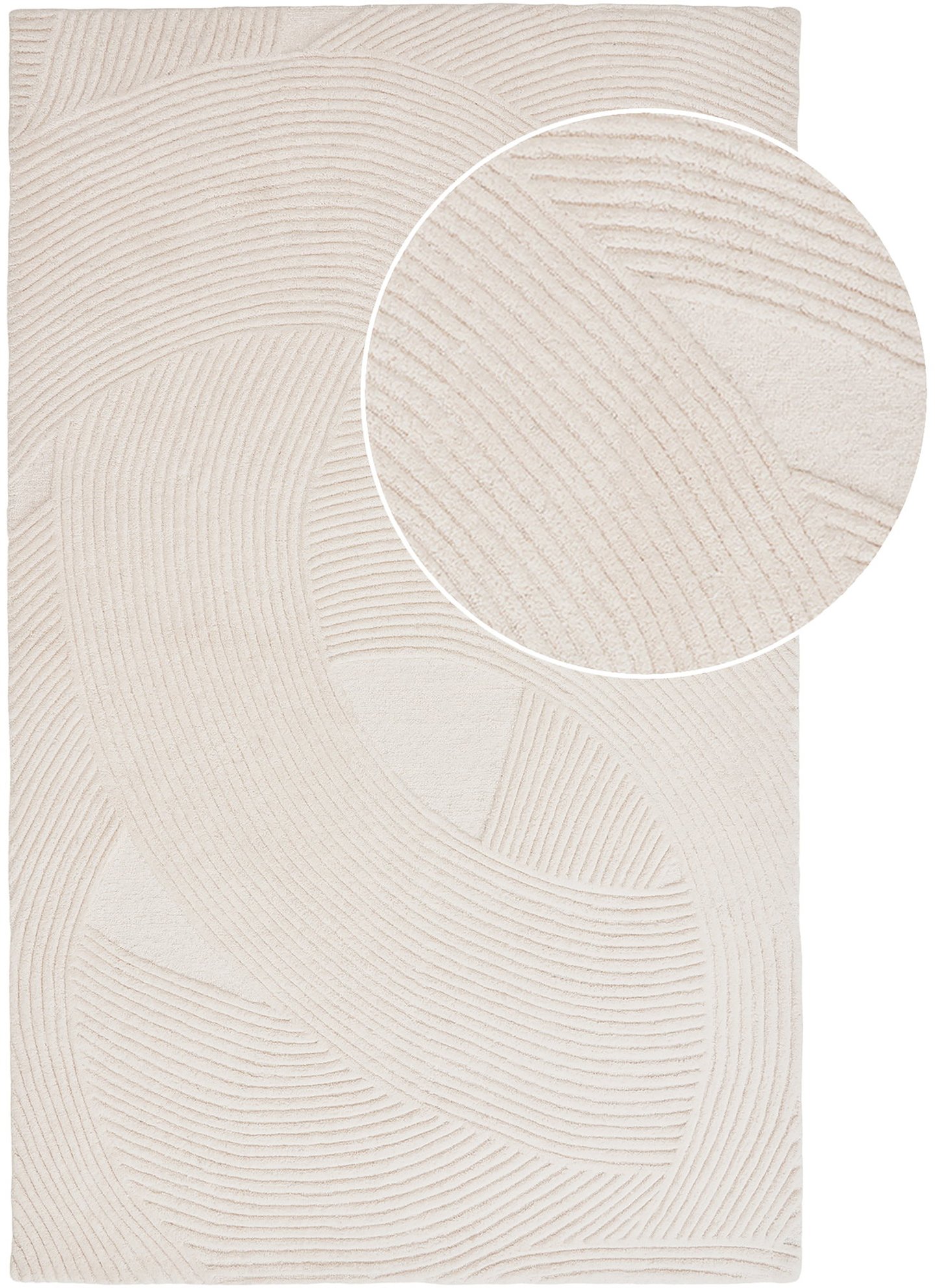 House Nordic matto, käsintuftattu, norsunluu, 200x300 cm