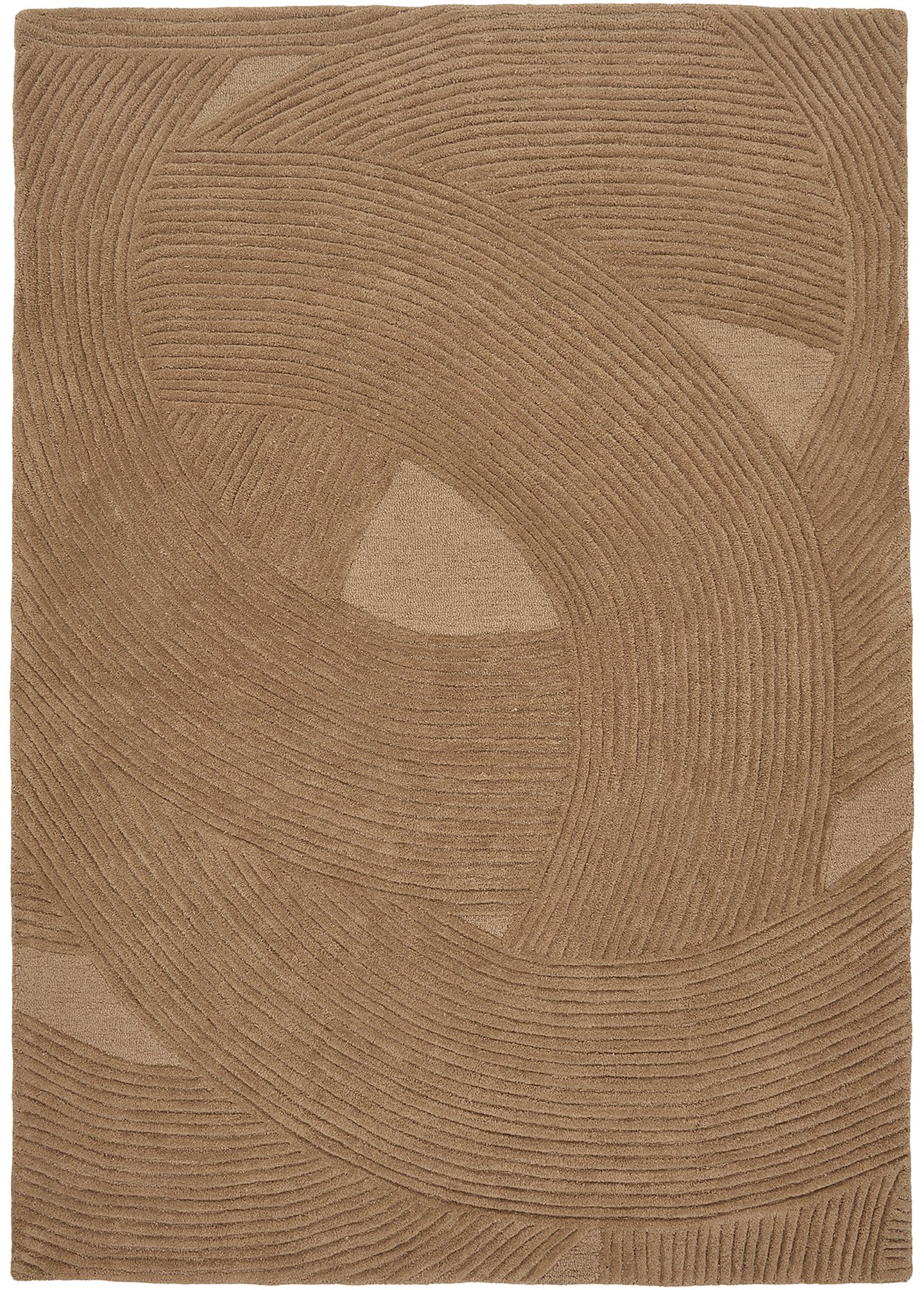 House Nordic matto, käsintuftattu, ruskea, 200x300 cm
