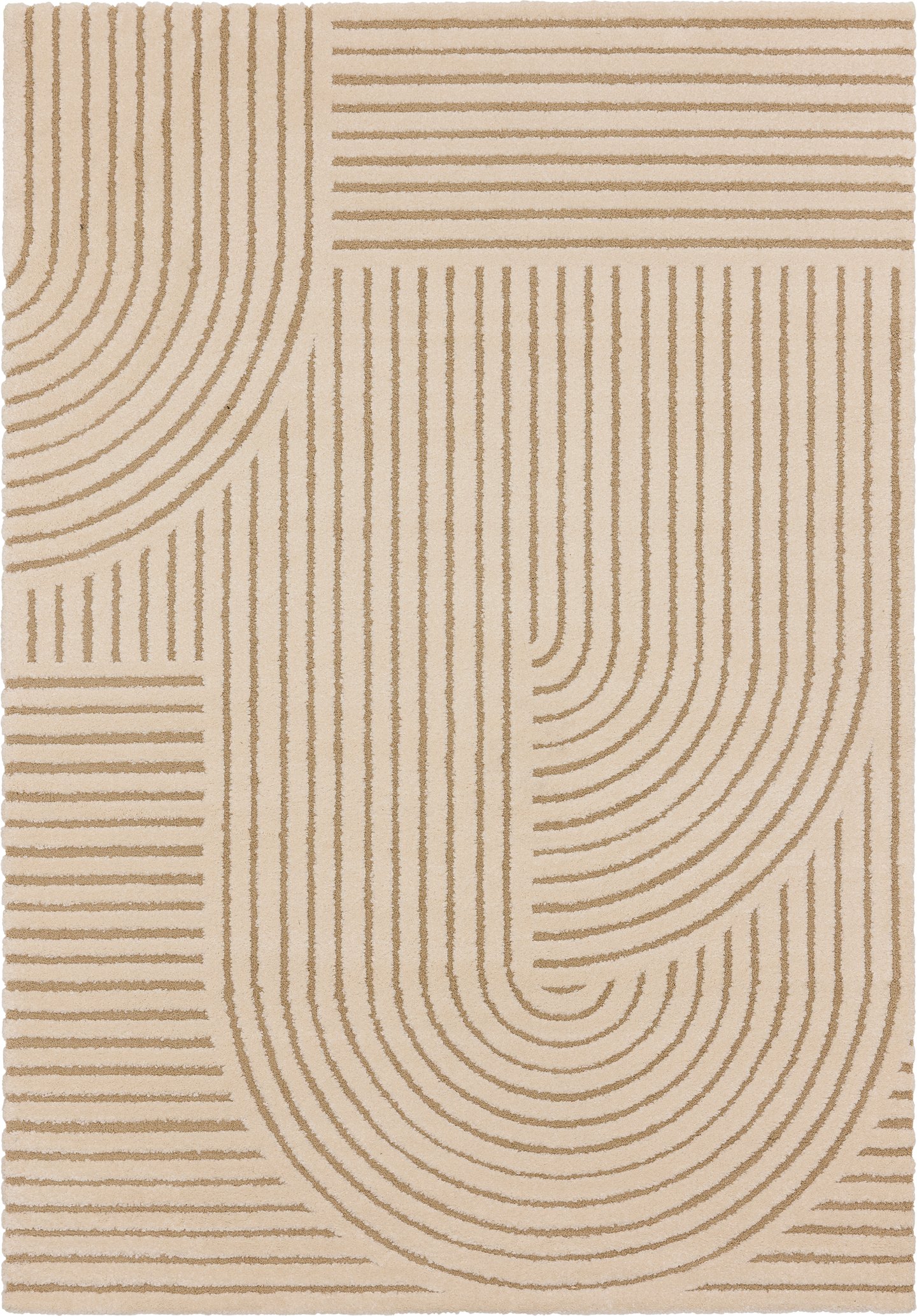 Vallila Kasvu matto 160x230cm beige/valkoinen
