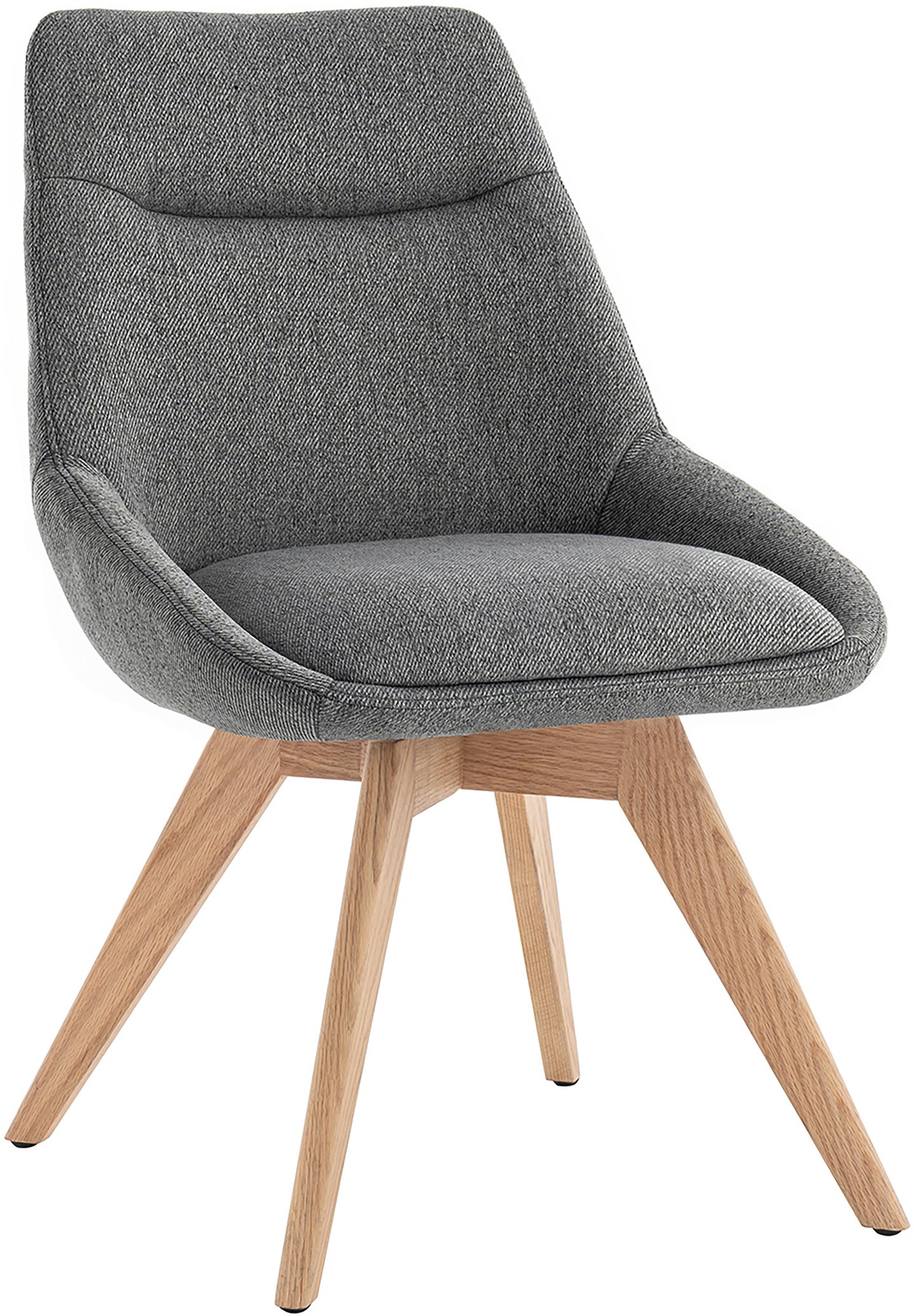North Collection Everly ruokapöydän tuoli, harmaa (Spider-jalka natural tammi): Tyylikäs harmaa ruokatuoli, jossa kestävä metallirunko ja luonnollinen tammi. Sopii moderniin ruokailutilaan ja tuo mukavuutta ruokapöydän ympärille.