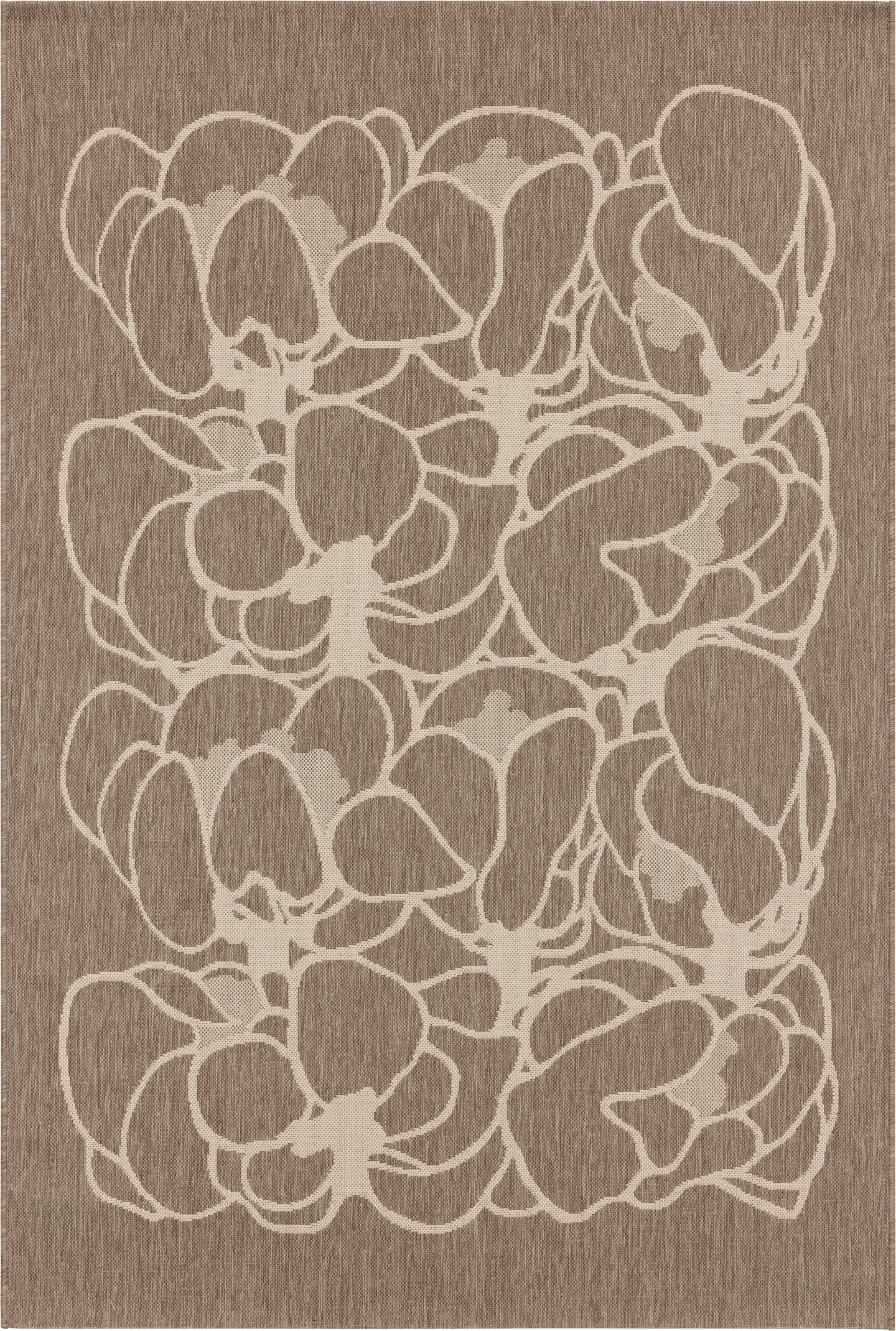 Vallila Makeba Flat matto 160x230cm beige/valkoinen (sisä- ja ulkokäyttöön)