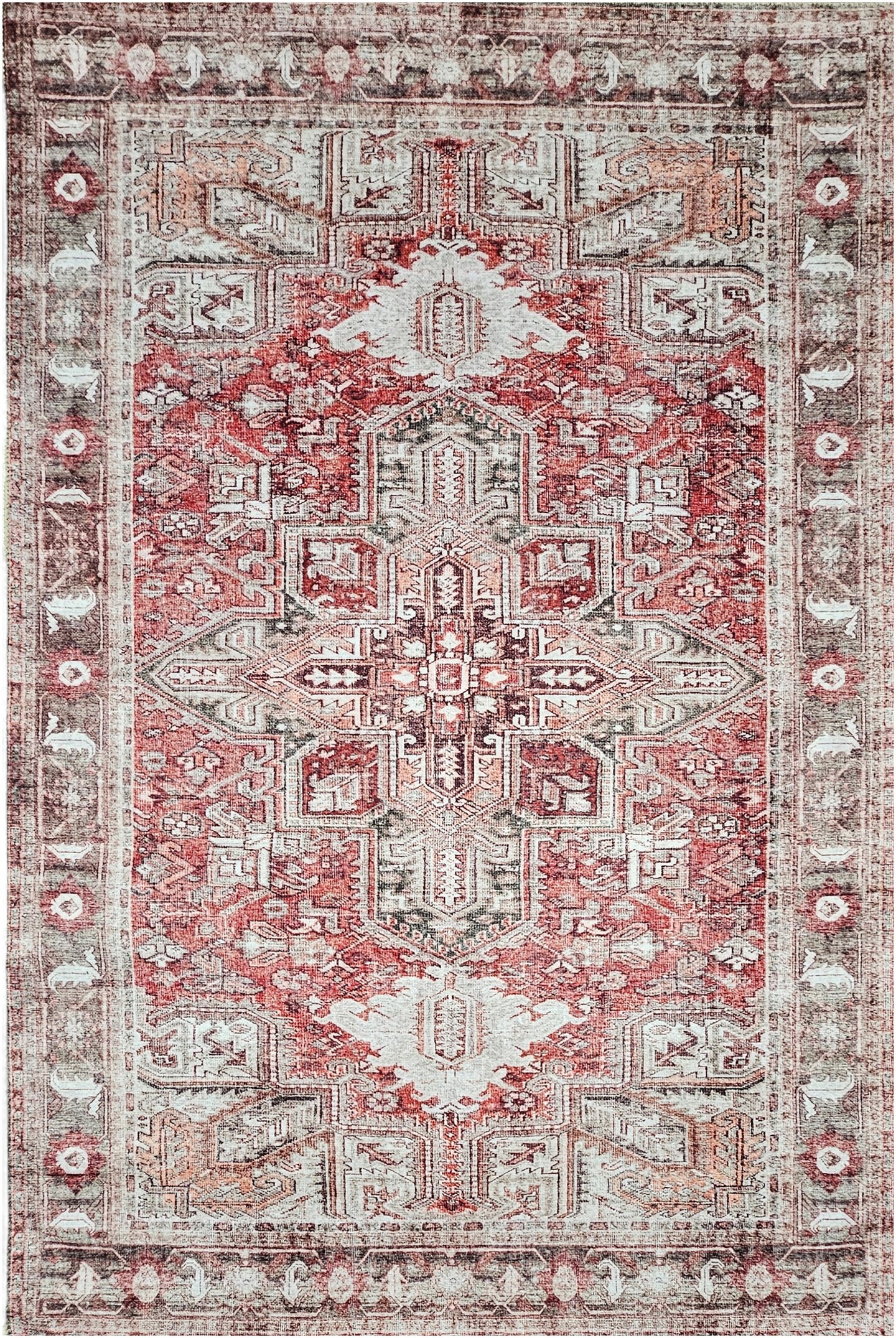 Sevilla matto 80x150 cm: Tyylikäs punainen polypropeenimatto, joka tuo lämpöä ja väriä sisustukseen. Sopii erinomaisesti olohuoneeseen tai makuuhuoneeseen. Kestävä ja helposti puhdistettava.
