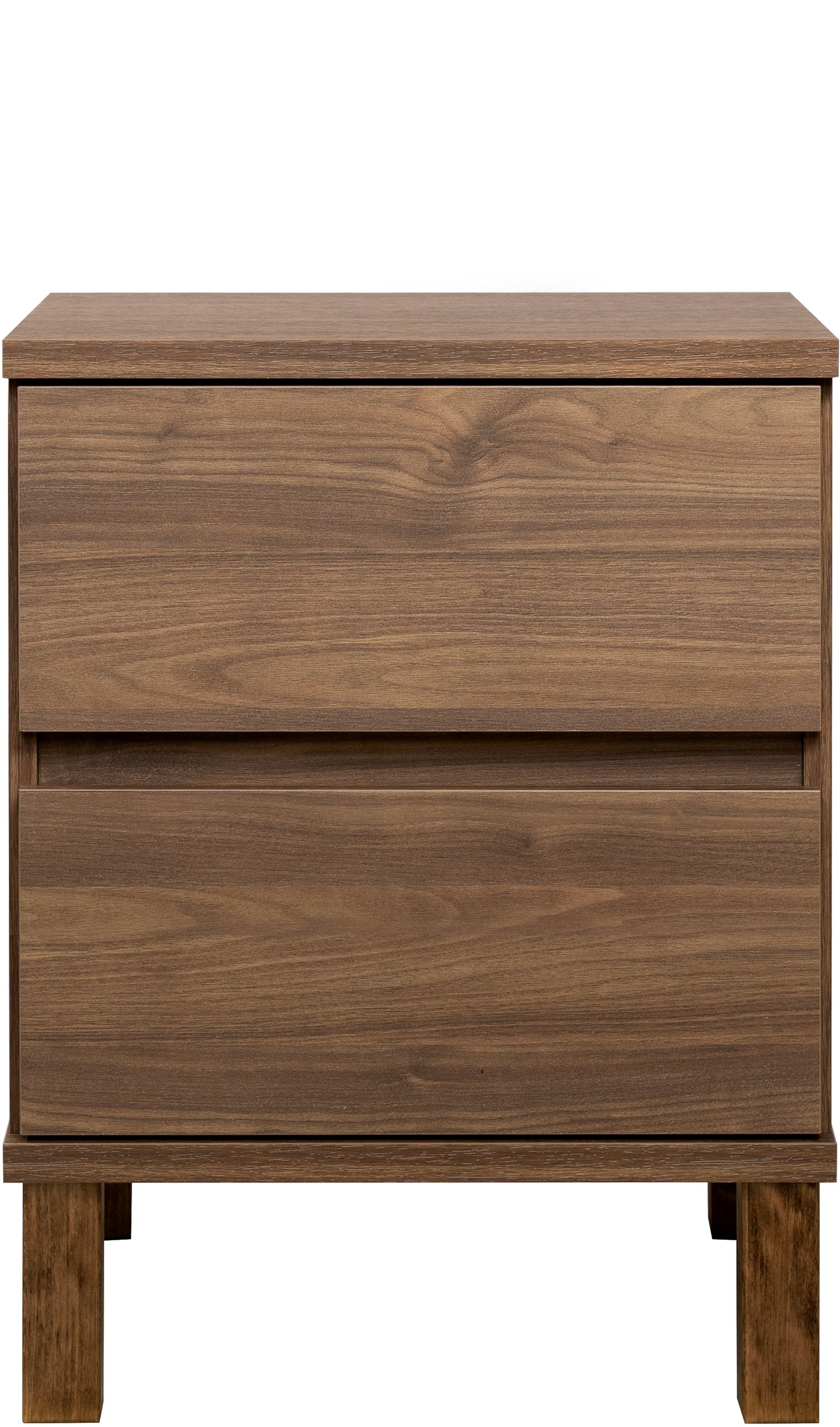 Sata-sarja lipasto nro 1. 47cm/2-ltk ruskea, kantikas jalka