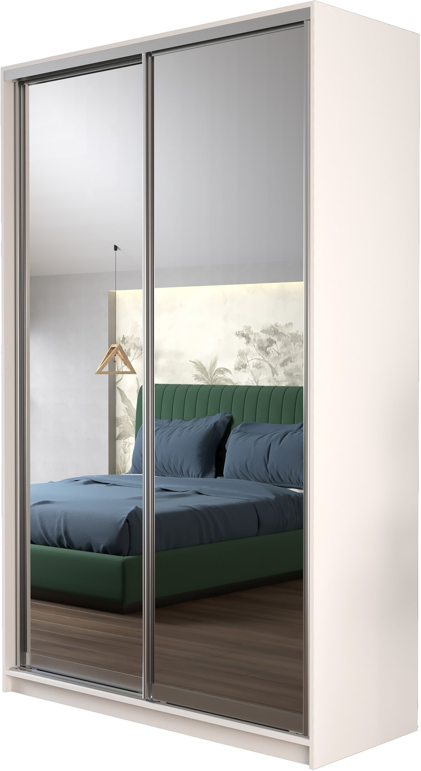 Sandy liukuovikomero 150/60/240 cm + 2 peiliovea