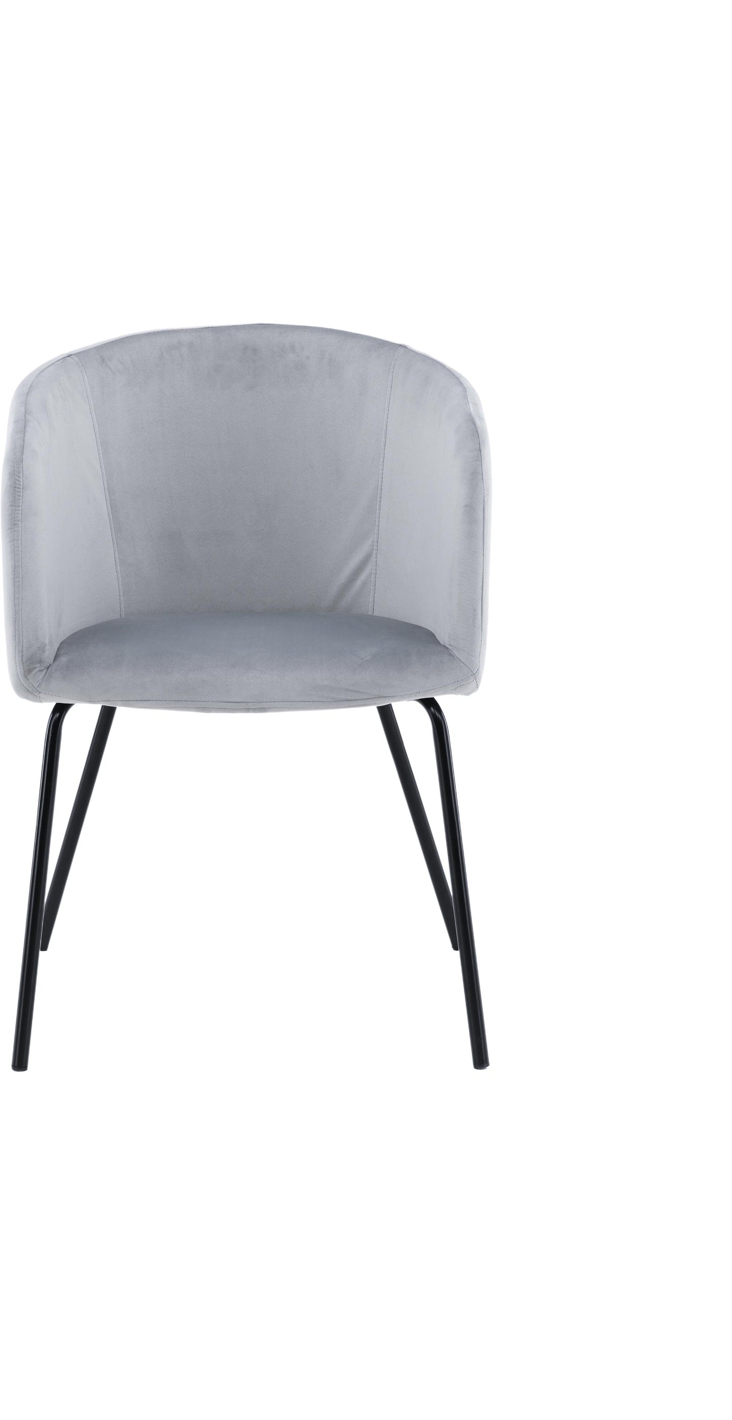 Berit ruokapöydän tuoli vaaleanharmaa: Tyylikäs musta ruokatuoli vaaleanharmaalla samettiverhoilulla. Sopii moderniin ruokailutilaan ja lisää eleganssia sisustukseen.