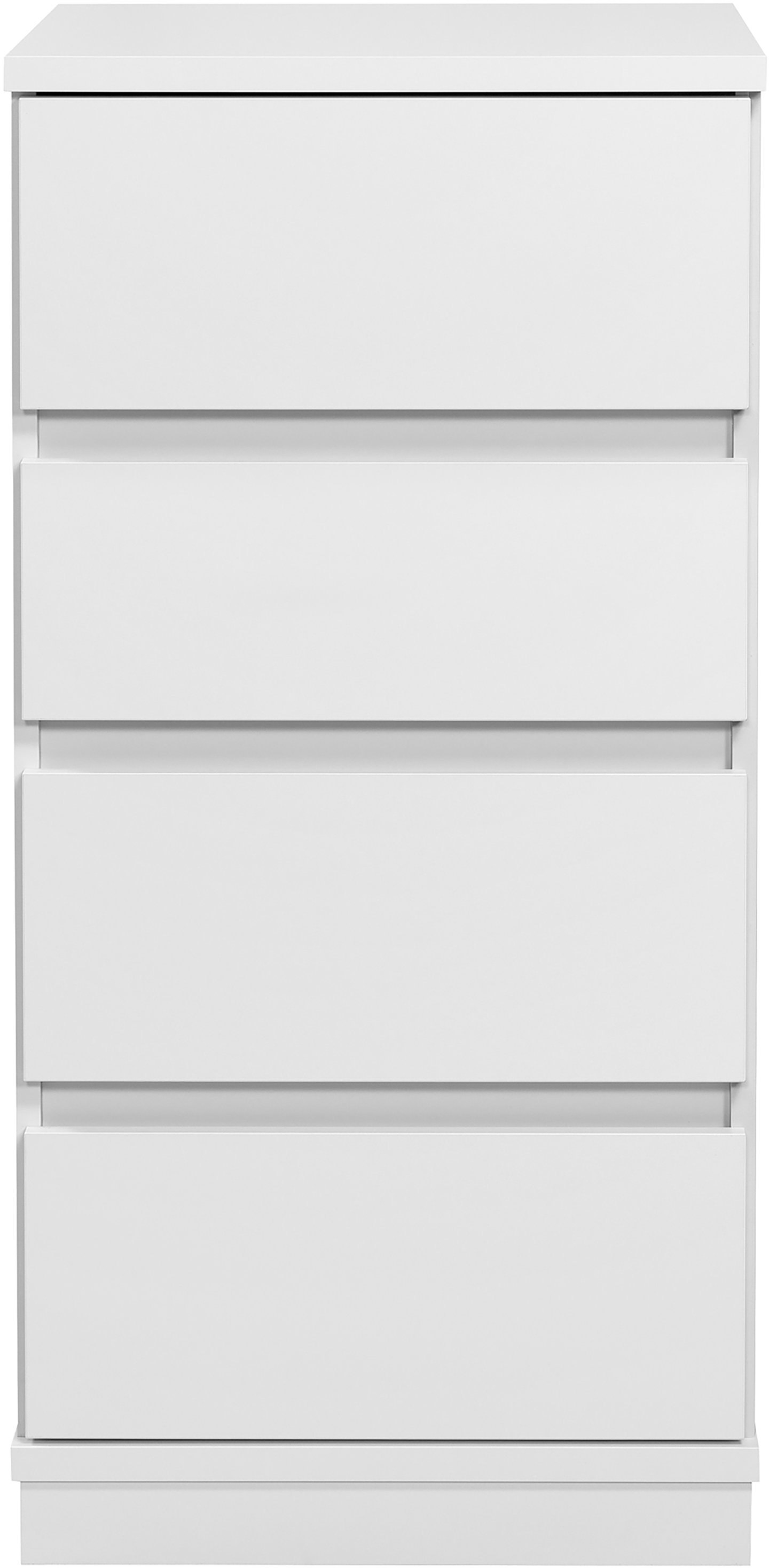 Sata lipasto nro 5. 47cm/4-ltk valkoinen, sokkeli