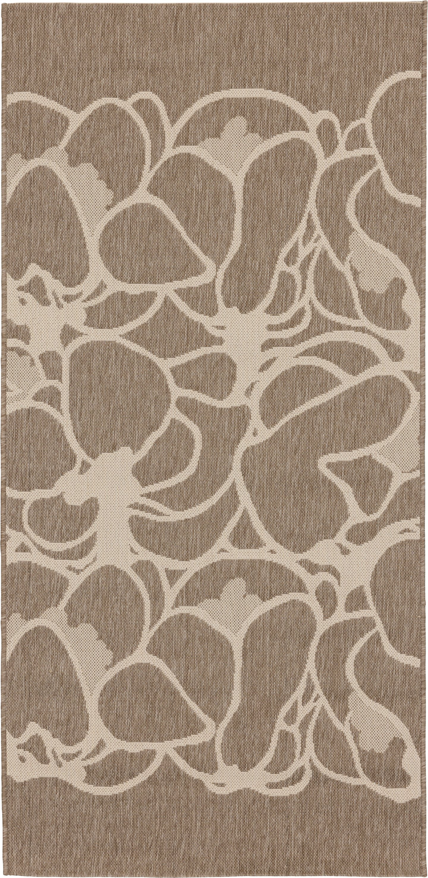 Vallila Makeba Flat matto 100x300cm beige/valkoinen (sisä- ja ulkokäyttöön)