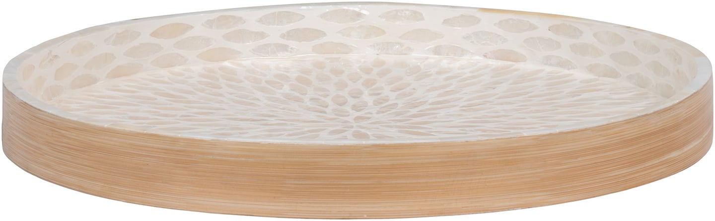 House nordic tarjoilualunen, bambu/capiz 40cm