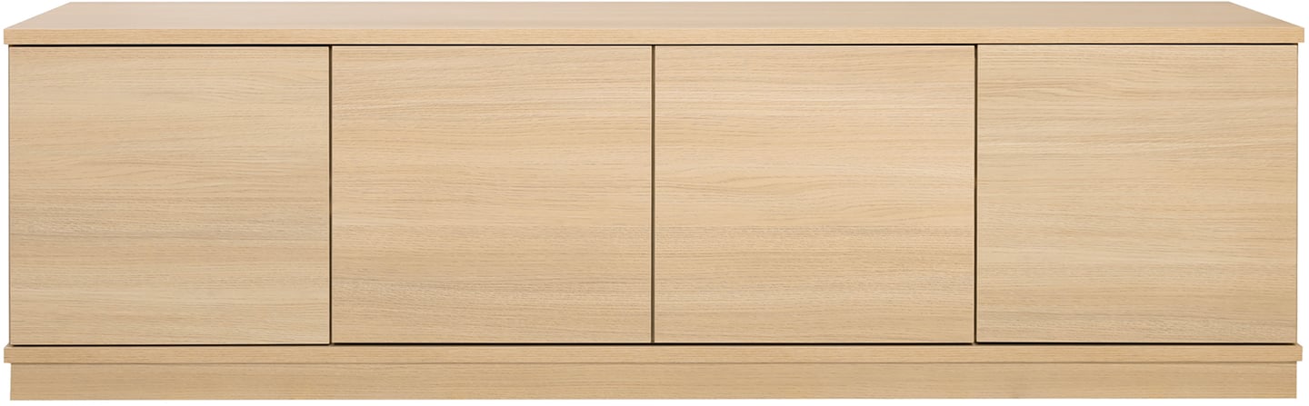 Sata-sarja taso nro 41. 183cm 4 ovea vaalea tammi, sokkeli