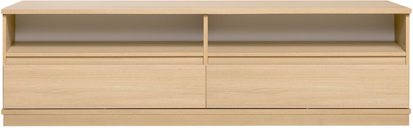 Sata taso nro 44. 183cm 2 avo + 2ltk vaalea tammi, sokkeli