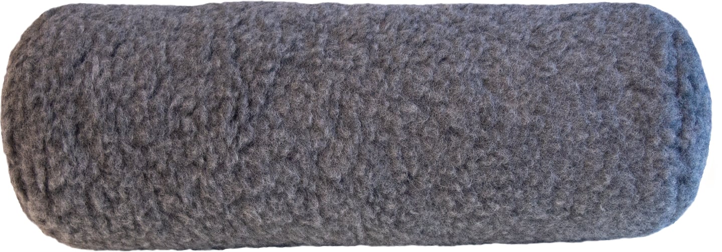 Bolste merinovilla koristetyyny 20x50 cm harmaa