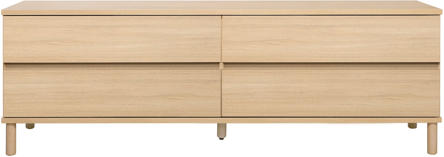 Sata taso nro 49. 183cm 4tk vaalea tammi, pyöreä jalka