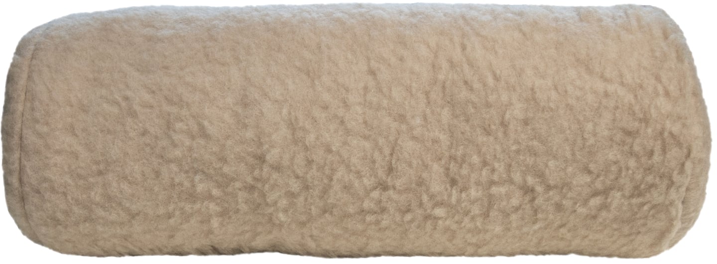 Bolste merinovilla koristetyyny 20x50 cm beige