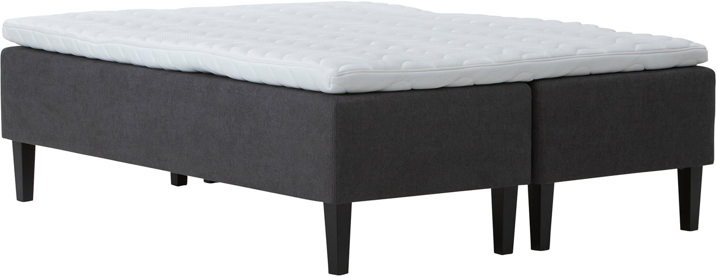 Moon Gold runkopatjasetti 160x210 pocket 7-vyöh. Primo 96 antrasiitti + petauspatja