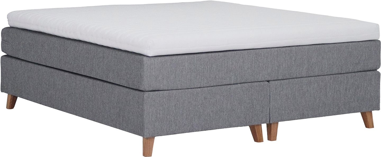 Seili jenkkisänky 160x200 (sis. Mega-petauspatja), harmaa
