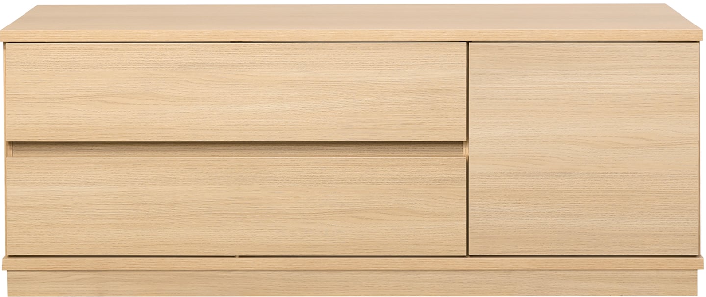 Sata taso nro 38. 138cm 2ltk + ovi oikea vaalea tammi, sokkeli