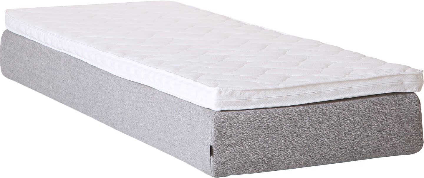 Unelle 400 joustinpatja 80x200cm, 7-vyöhyke pussijousitus, medium, vaaleanharmaa (sis. petauspatja)