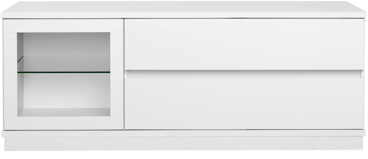 Sata taso nro 39. 138cm 2ltk + lasiovi vasen valkoinen, sokkeli