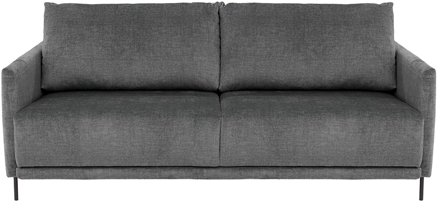 Pohjanmaan® Scandic 3-ist. sohva 198cm, Cloud 97-kangas, musta metallijalka: Skandic 3-istuttava kangassohva, muokattava ja moderni, täydellinen olohuoneeseen. Tyylikäs, mukava ja käytännöllinen istuinratkaisu.