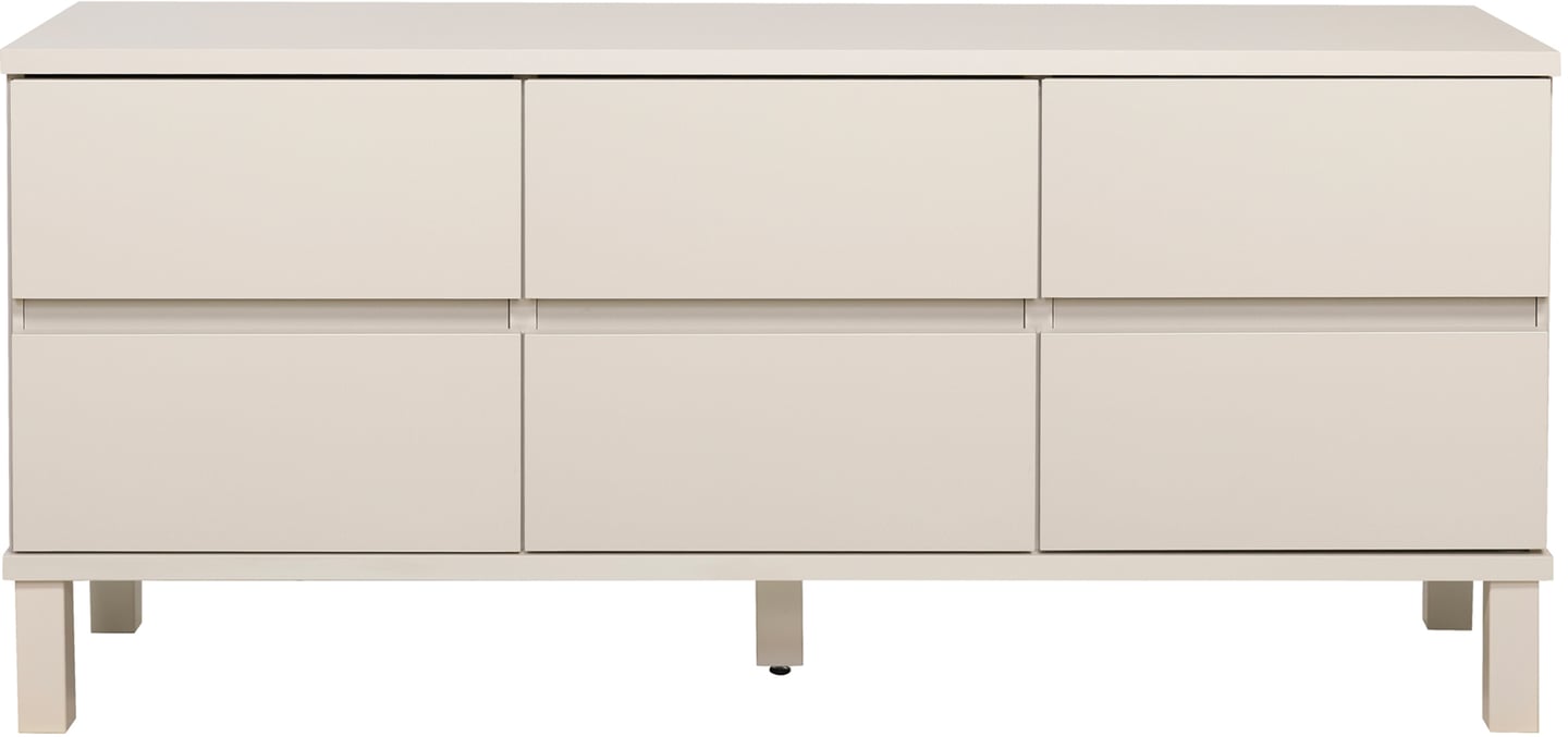 Sata taso nro 36. 138cm 6ltk greige, kantikas jalka