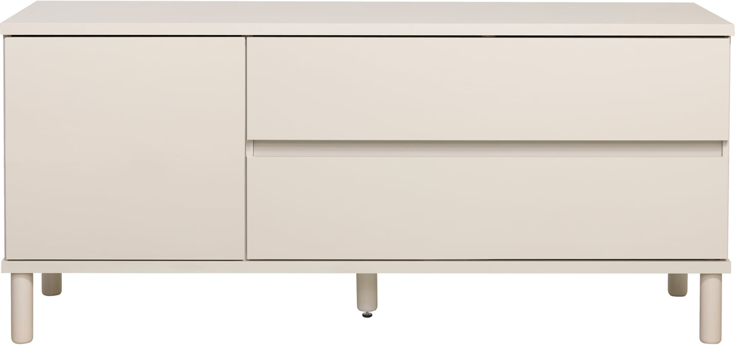 Sata taso nro 37. 138cm 2ltk + ovi vasen greige, pyöreä jalka