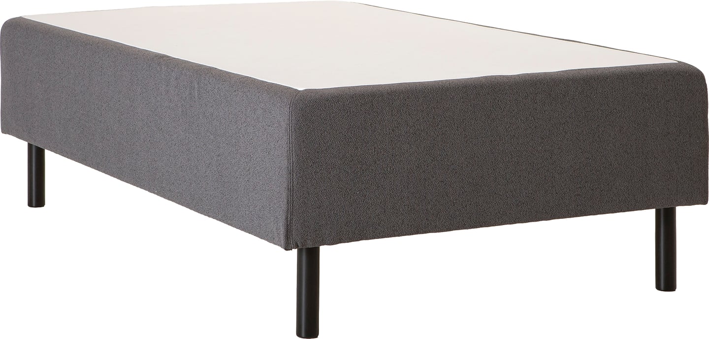 Unelle 500 Viscolux runkopatja 5-vyöh. 120x200cm medium, Fano 93 tummanharmaa, mustat puujalat