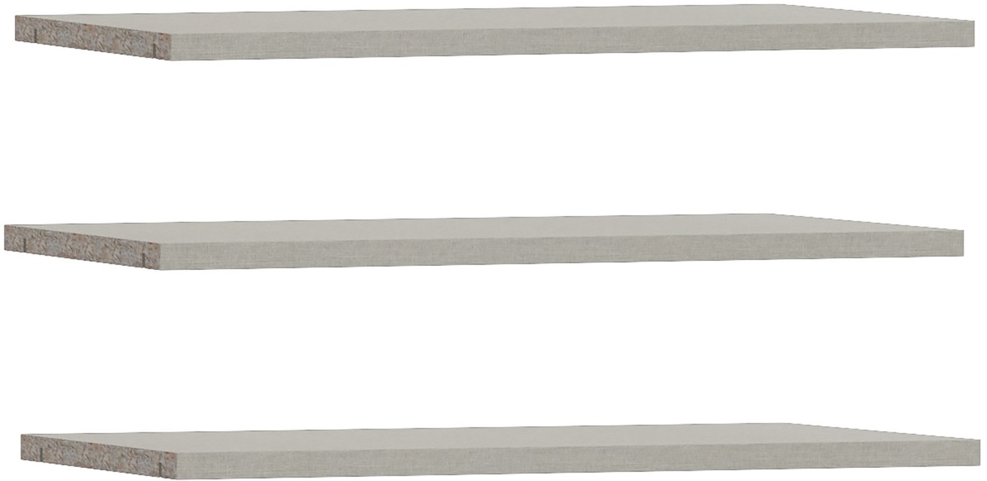 Fittio hyllysarja 3kpl, 150cm kaappiin