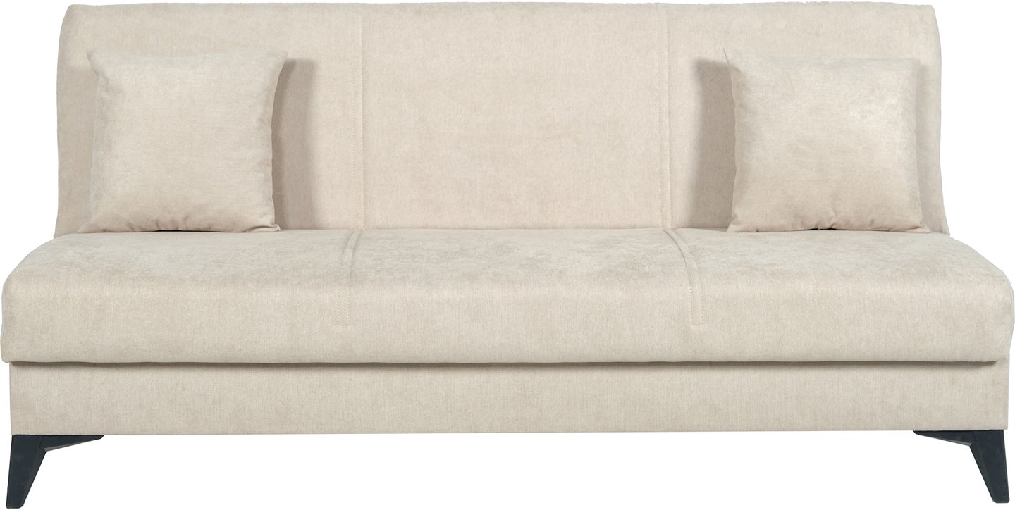 Porta 3-istuttava vuodesohva beige: Tyylikäs 3-istuttava vuodesohva beige, täydellinen olohuoneeseen. Mukava istua ja helposti muunneltava yöksi. Sopii moderniin sisustukseen.