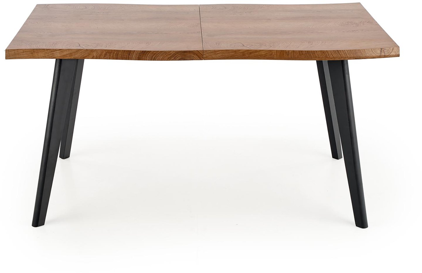 Sola ruokapöytä jatkettava 150-210cm, natural tammi (mdf) / musta
