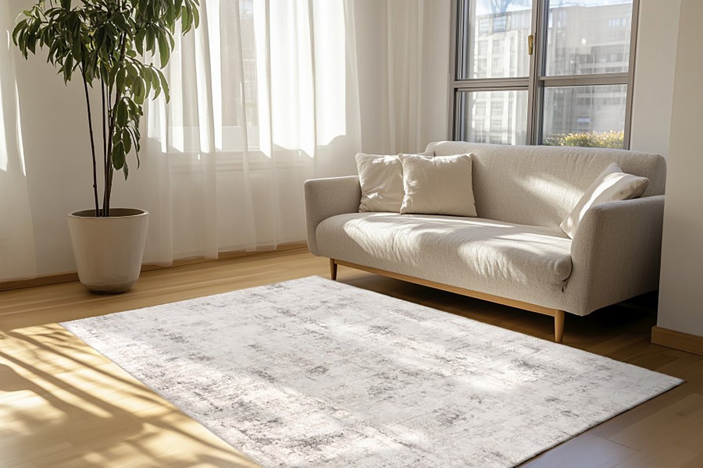 Pierre Cardin Lyon matto 160x230 silver