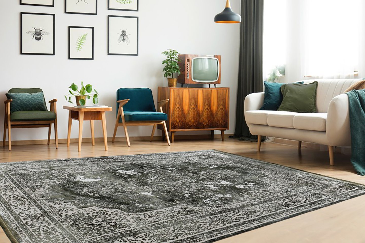 Pierre Cardin Elysee matto 200x290 green