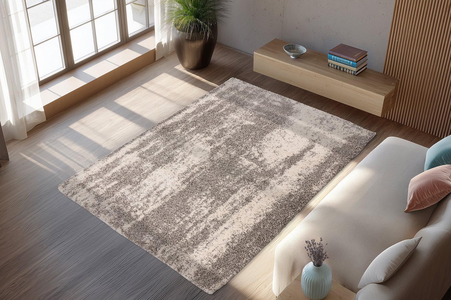Pierre Cardin Mirage matto 200x290cm silver