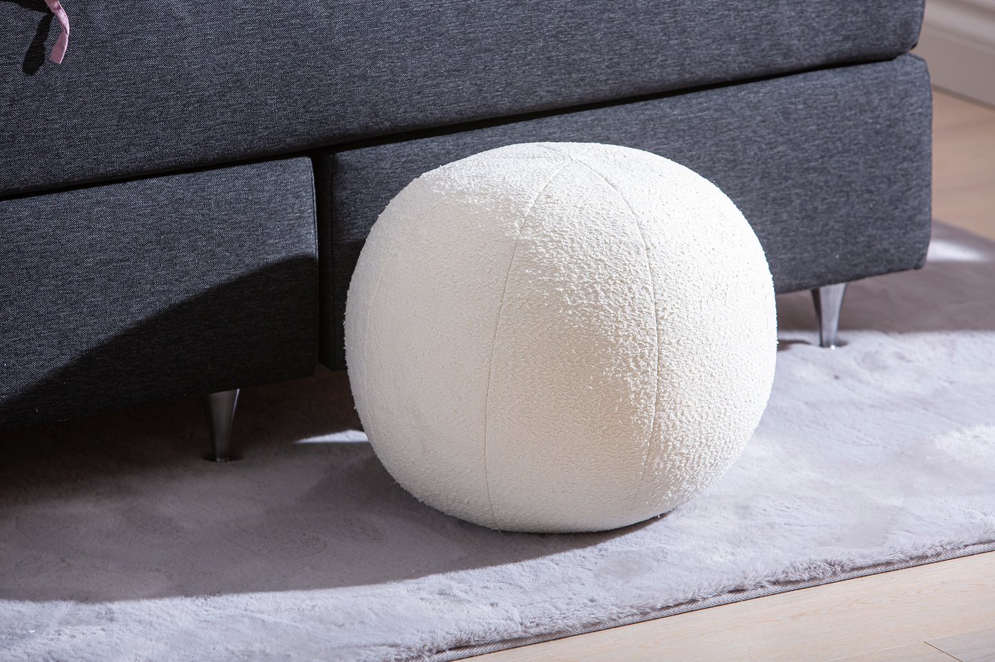 Pallo rahi pyöreä 45cm, valkoinen