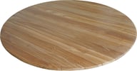 Deco ruokapöytä pyöreä 120cm natural tiikki: Tyylikäs pyöreä ruokapöytä, halkaisija 120 cm, luonnonväristä tiikkiä. Sopii täydellisesti terassille, parvekkeelle tai ulkoilmaravintolaan.