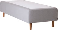 Pikkukuva: Unelle 400 runkopatja pocket 7-vyöh. medium 80x200, Fano 80 vaaleanharmaa, sis. tammijalat