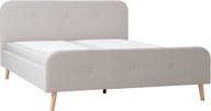 Hemma & Moon Silver verhoiltu sänky 160x200 beige