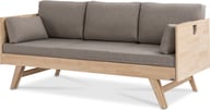 Pikkukuva: Notte vuodesohva 200cm taittopatjalla (beige), koivu lakattu