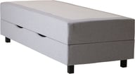 Pikkukuva: Roma Box jenkkisänky 80x200x44, 5-vyöh., säilytystilalla, vaaleanharmaa