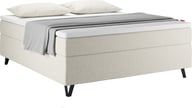 Pikkukuva: Wonderland VIP jenkkisänky 160x200 firm/firm, luonnonvalkoinen, mustat Triago-jalat + Premium Hyperflex petauspatja