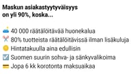 Henry 3-istuttava sohva
