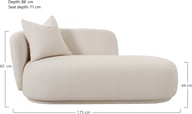 House Nordic Mykonos daybed irtotyynyllä, luonnonvalkoinen: Tyylikäs Mykonos-divaanisohva, luonnonvalkoinen. Erinomainen lisä olohuoneeseen tai terassille, tarjoaa mukavuutta ja kauniin ilmeen.