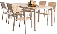 Pikkukuva: Saarni ruokailuryhmä 205x90, kuudelle, saarni/khaki