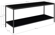 Pikkukuva: House Nordic Vita tv-taso 100x36x45cm, musta