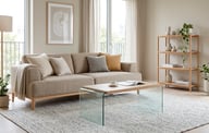 Pikkukuva: Venture Design Dawn sohvapöytä 110x55x40cm, 10mm lasirunko puujäljitelmäkannella (MDF)