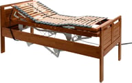 Pikkukuva: Seniori sänky hoiva-moottoripohjalla 80x200cm, pähkinä