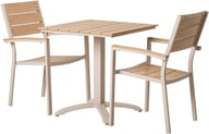 Pikkukuva: Saarni ruokailuryhmä 70x70, kahdelle, saarni/khaki
