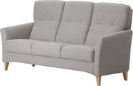 Lisa 3-istuttava sohva, beige: Muokattava 3-istuttava sohva, moderni muotoilu, pehmeä verhoilu. Erinomainen olohuoneeseen, tarjoaa mukavuutta ja tyyliä.