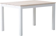 Pikkukuva: Hovi ruokapöytä 120 cm, valkoinen / koivu valkolakattu