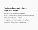 Maskun asiakastyyväisyys on yli 90%, koska.